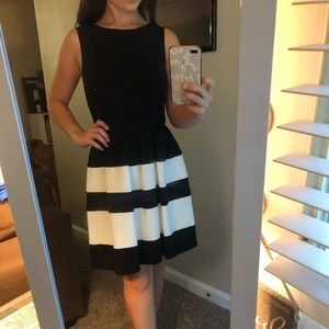 Black and white dress